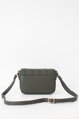 Olivová prešívaná crossbody kabelka