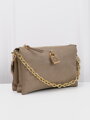 Tmavobéžová crossbody kabelka