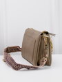 Tmavobéžová crossbody kabelka
