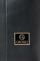 Čierna elegantná kabelka Grosso
