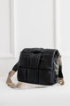 Čierna crossbody kabelka Grosso