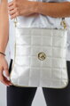 Crossbody kabelka Grosso šampanská