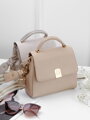 Béžovo-sivá crossbody kabelka