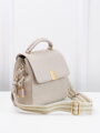 Béžovo-sivá crossbody kabelka