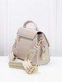 Béžovo-sivá crossbody kabelka