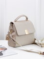 Béžovo-sivá crossbody kabelka