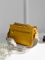 Horčicová crossbody kabelka