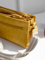 Horčicová crossbody kabelka