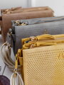 Horčicová crossbody kabelka