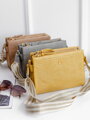 Horčicová crossbody kabelka