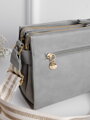 Sivá crossbody kabelka