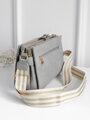 Sivá crossbody kabelka