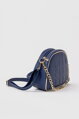 Tmavomodrá crossbody taška Grosso