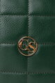 Tmavozelená crossbody taška Grosso