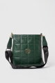 Tmavozelená crossbody taška Grosso