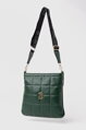 Tmavozelená crossbody taška Grosso