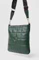 Tmavozelená crossbody taška Grosso