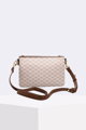 Béžová vzorovaná crossbody taška Daria