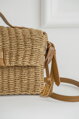Pletená crossbody kabelka