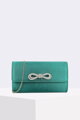 Zelená kabelka s ozdobou Aubry