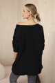 Čierny oversize pulóver Risha