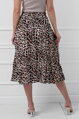 Leopardia midi sukňa Trish