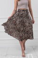 Leopardia midi sukňa Trish