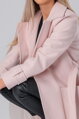 Svetlobéžový kabát s opaskom Irina