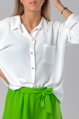 Biela oversize tunika Karly