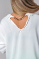 Biela oversize tunika Karly