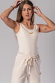 Béžový basic top Farah