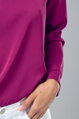Purpurová dámska blúzka