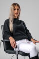 Čierny oversize pulóver Neira