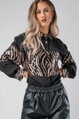 Čierna elegantná košeľa Emana