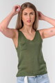 Khaki dámsky top