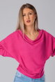 Fuchsiový oversize pulóvrik Camilla