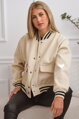 Smotanová bomber bunda 