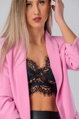Svetloružový blazer Dayana