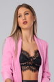 Svetloružový blazer Dayana