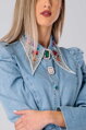 Rifľová košeľa s kameňmi Classy