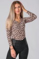 Vzorovaný top Leopard