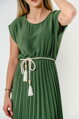 Khaki midi šaty Irene