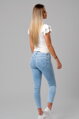 Biely basic top Zita