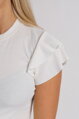 Biely basic top Zita