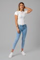 Biely basic top Zita
