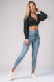 Čierny crop top Conste