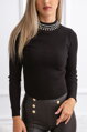 Čierny svetrový top Eliza