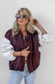 Bomber bundička burgundy