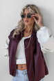 Bomber bundička burgundy