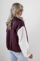 Bomber bundička burgundy